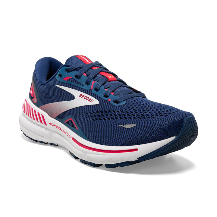 Brooks Adrenaline GTS 23 Womens Running Shoes | Blue/raspberry | front