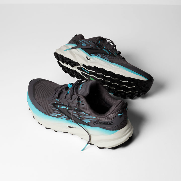 Brooks Cascadia 19 Womens | Rabbit/black/bluefish