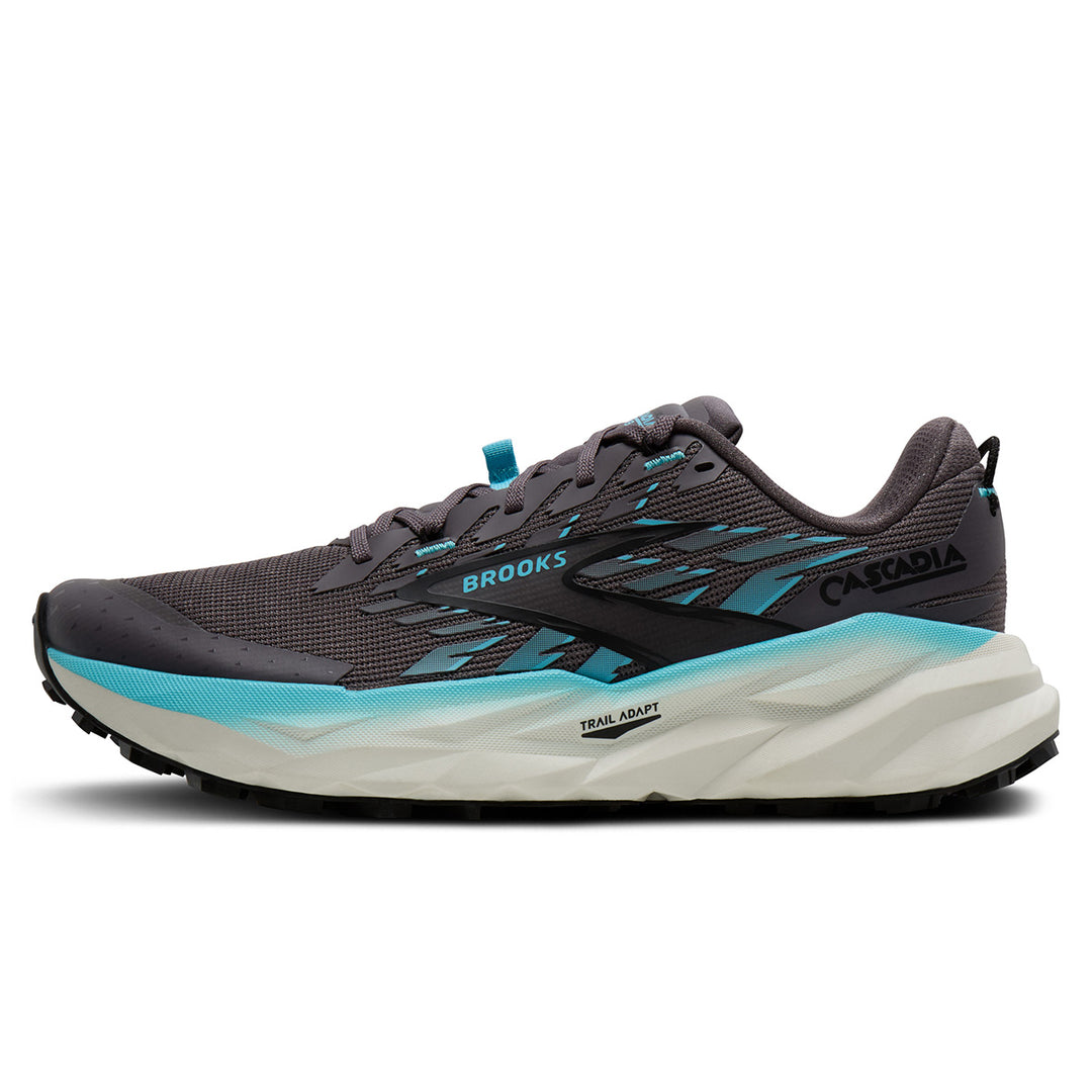 Brooks Cascadia 19 Womens | Rabbit/black/bluefish