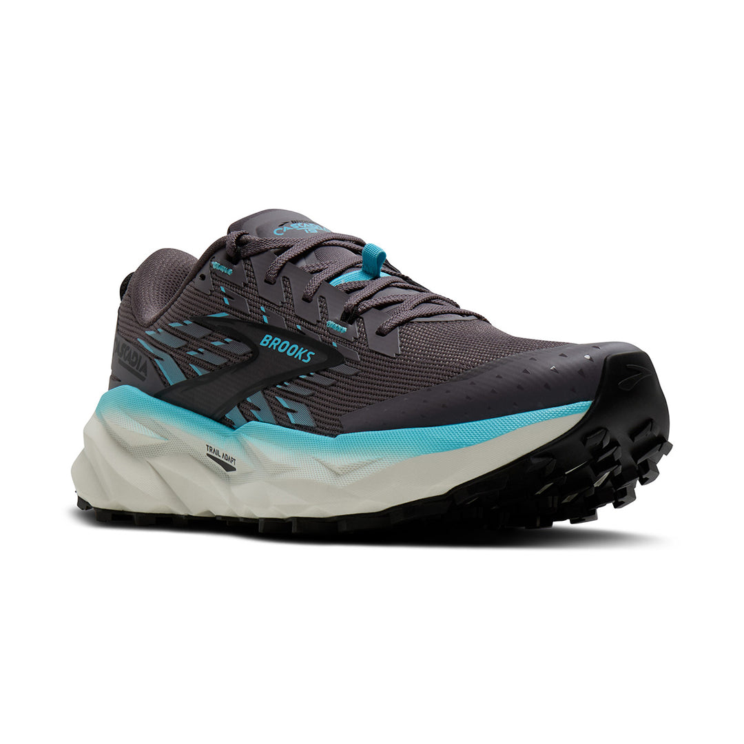 Brooks Cascadia 19 Womens | Rabbit/black/bluefish