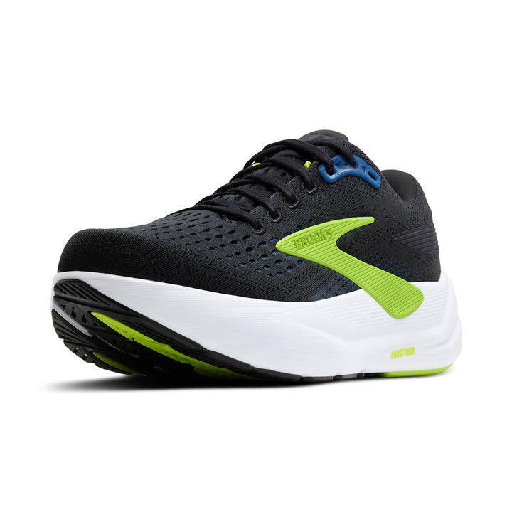 Brooks Ghost Max 3 Mens | Black/Navy/Acid Lime