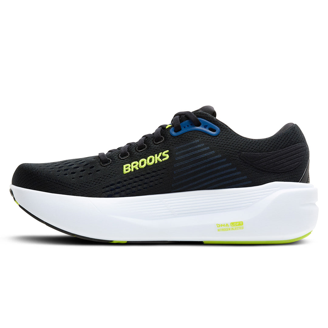 Brooks Ghost Max 3 Mens | Black/Navy/Acid Lime