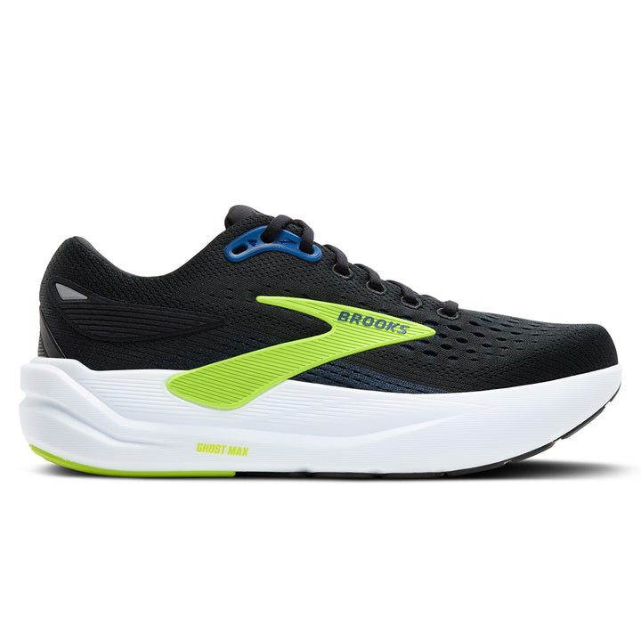 Brooks Ghost Max 3 Mens | Black/Navy/Acid Lime