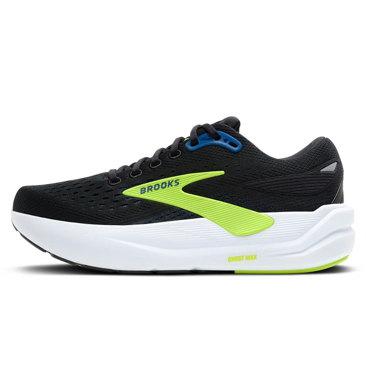 Brooks Ghost Max 3 Mens | Black/Navy/Acid Lime
