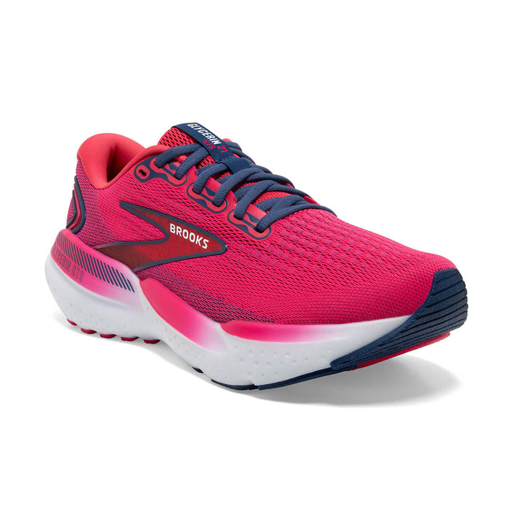 Brooks Glycerin GTS 21 Womens | Raspberry/estate Blue