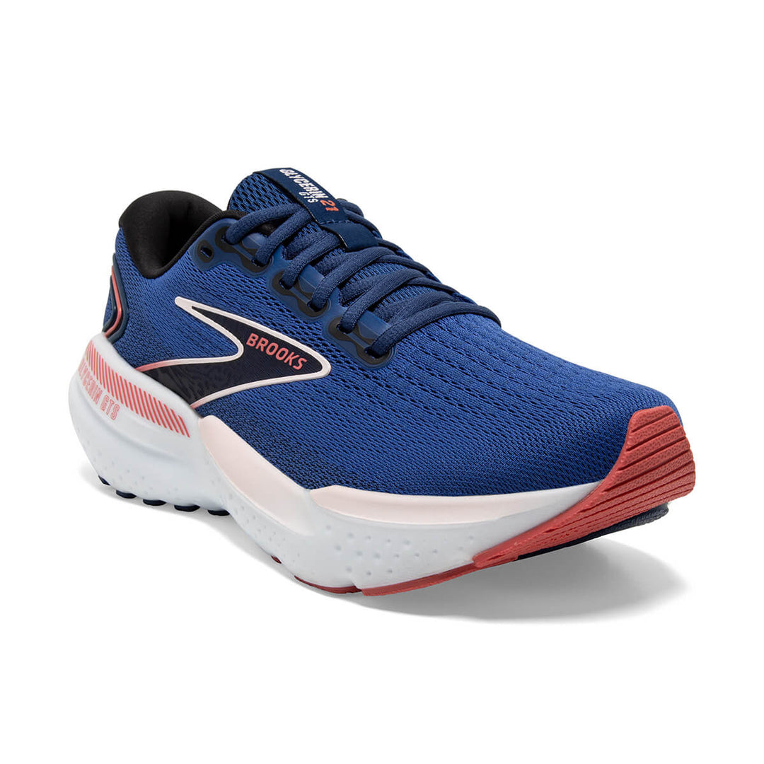 Brooks Glycerin GTS 21 Womens | Blue/icy Pink/rose