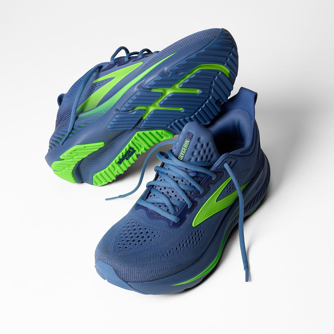 Brooks Glycerin 23 Mens | Moonlight/blue/green Gecko