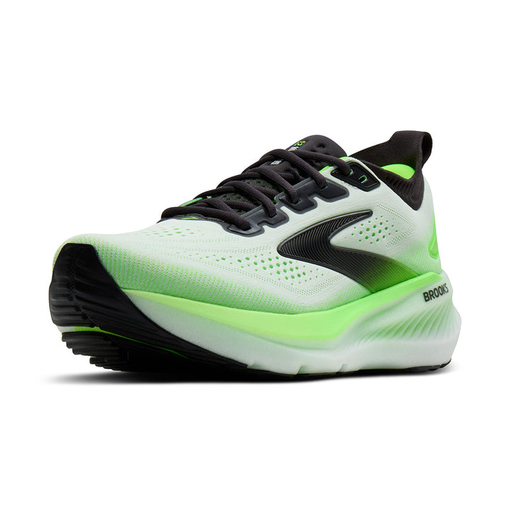 Brooks Glycerin 23 Mens | White/phantom/green Gecko