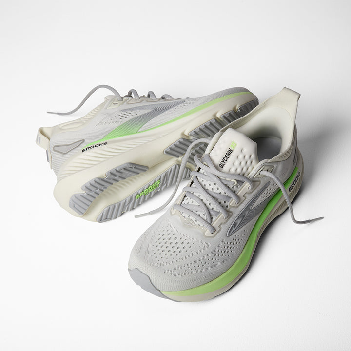 Brooks Glycerin 23 Mens | Grey/green/black