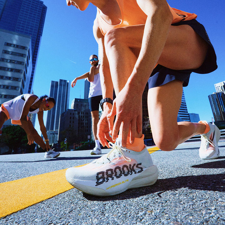 Brooks Hyperion Elite 6 Unisex | Vaporous Grey/yellow/black