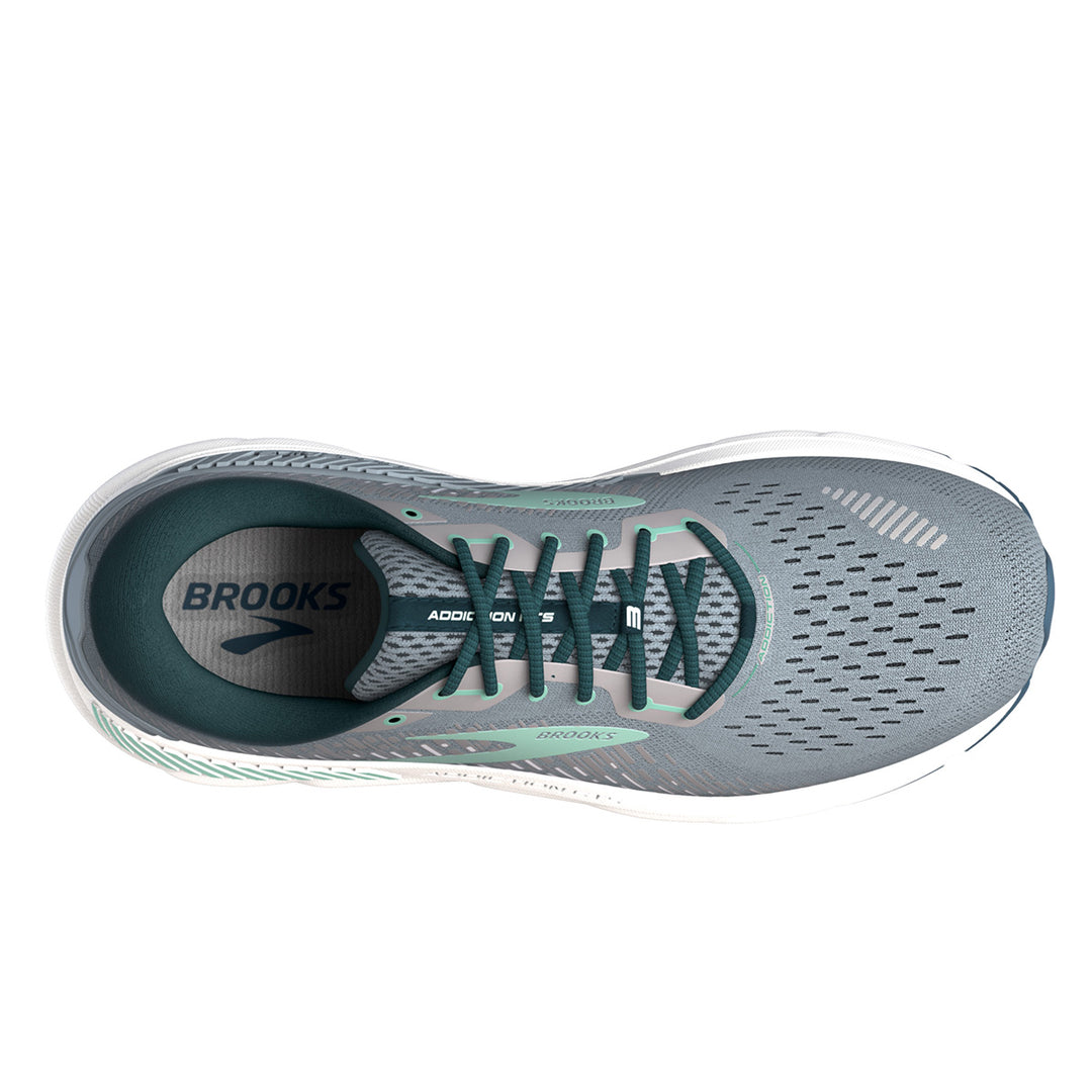Brooks Addiction GTS 15 Womens Running Shoes | Grey | top