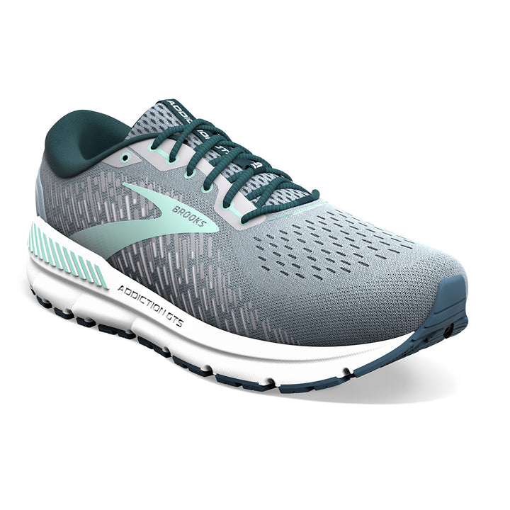 Brooks Addiction GTS 15 Womens Running Shoes | Grey | front