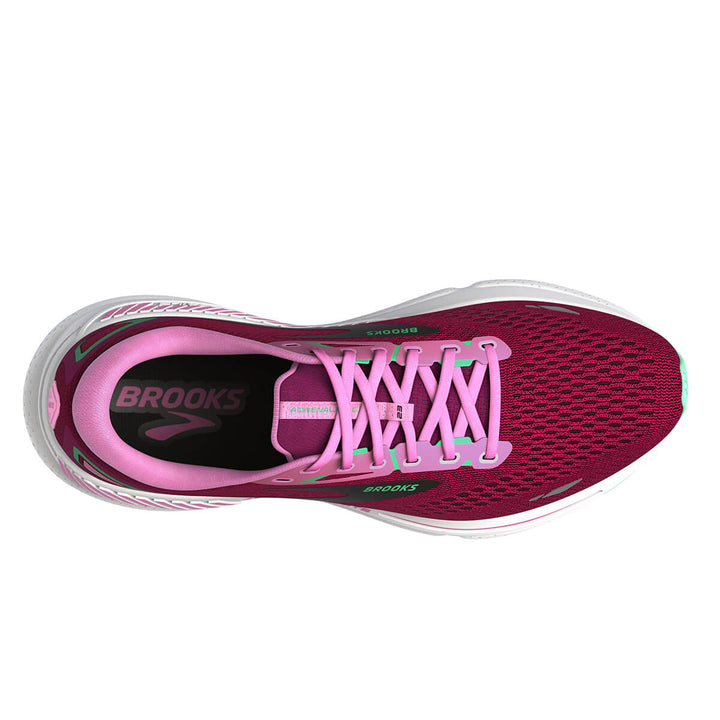 Brooks Adrenaline GTS 23 Womens Running Shoes | Pink/festival Fuchsia | top view