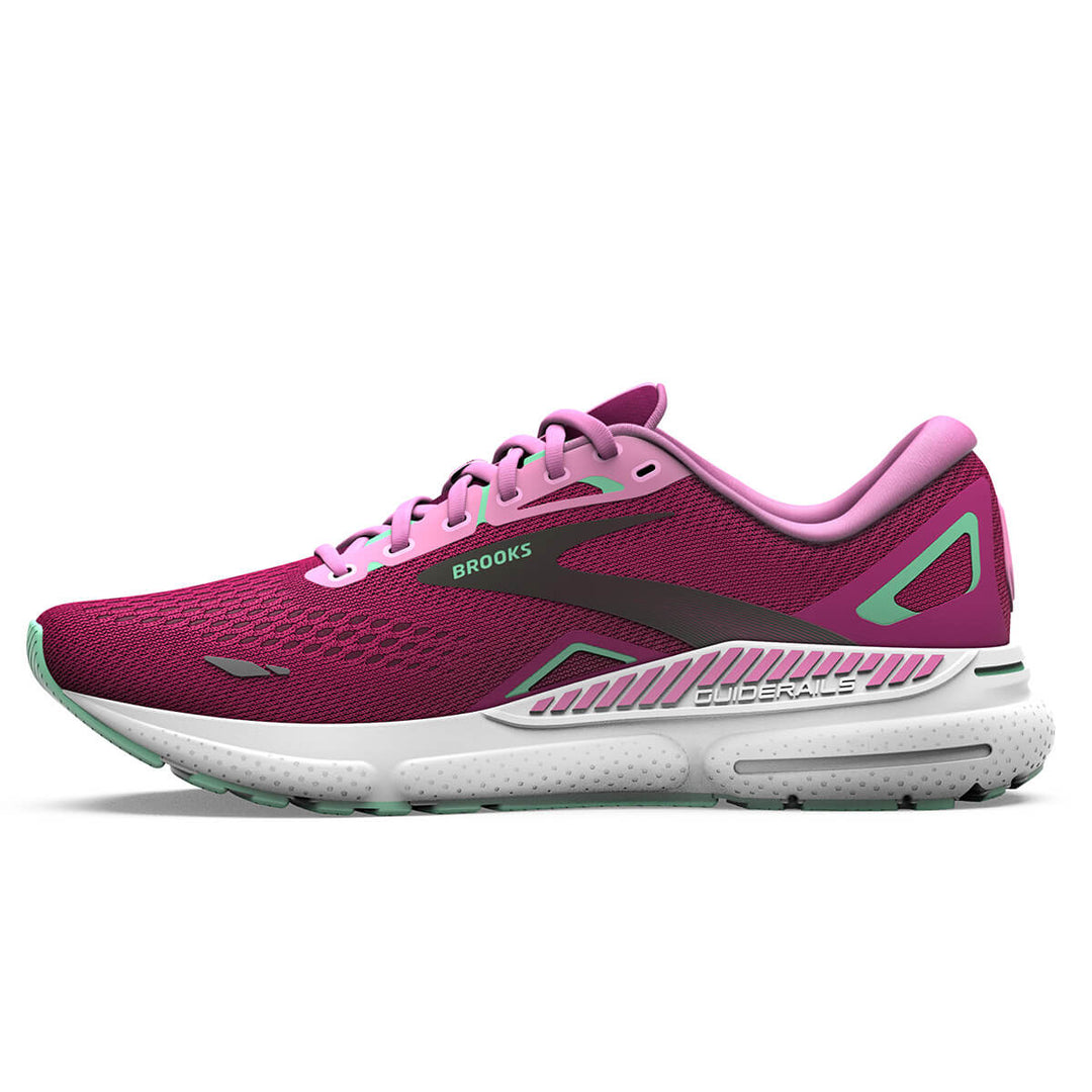 Brooks Adrenaline GTS 23 Womens Running Shoes | Pink/festival Fuchsia | medial view