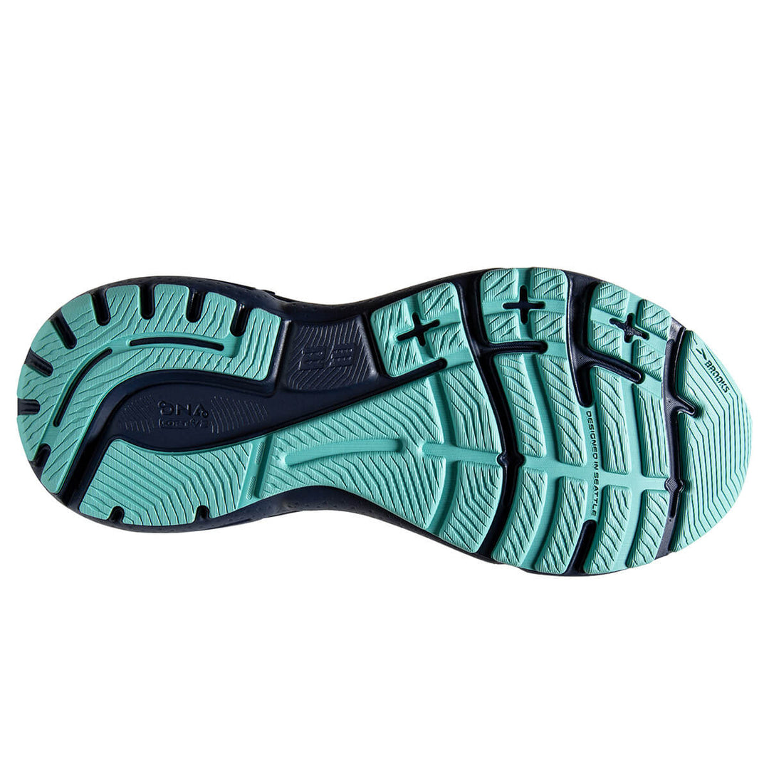 Brooks Adrenaline GTS 23 Womens Running Shoes | Blue Glass | sole