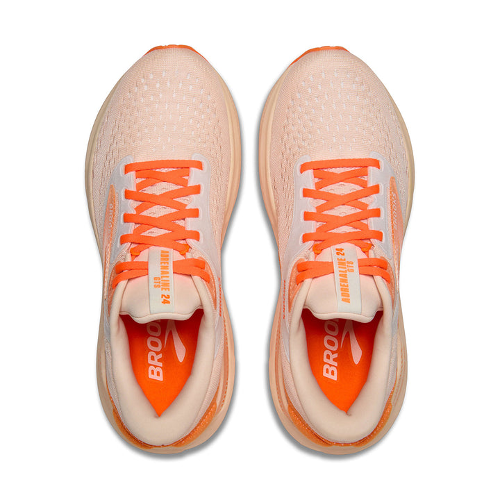 Brooks Adrenaline GTS 24 Womens | Pink/nectarine/orange