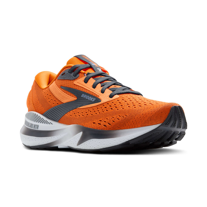 Brooks Adrenaline GTS 24 Mens Running Shoes - Orange/ebony/country Blue front