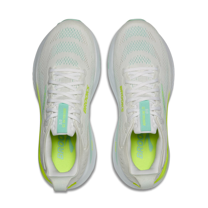 Brooks Adrenaline GTS 25 Womens | White/nightlife/yucca