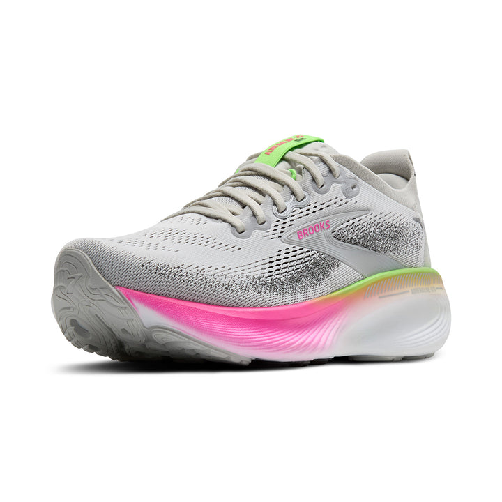 Brooks Adrenaline GTS 25 Womens | Oyster/pink/green