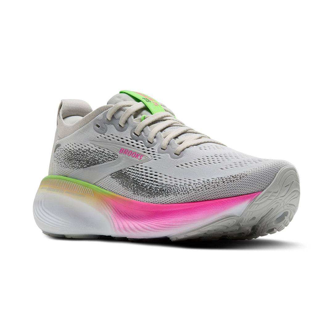 Brooks Adrenaline GTS 25 Womens | Oyster/pink/green