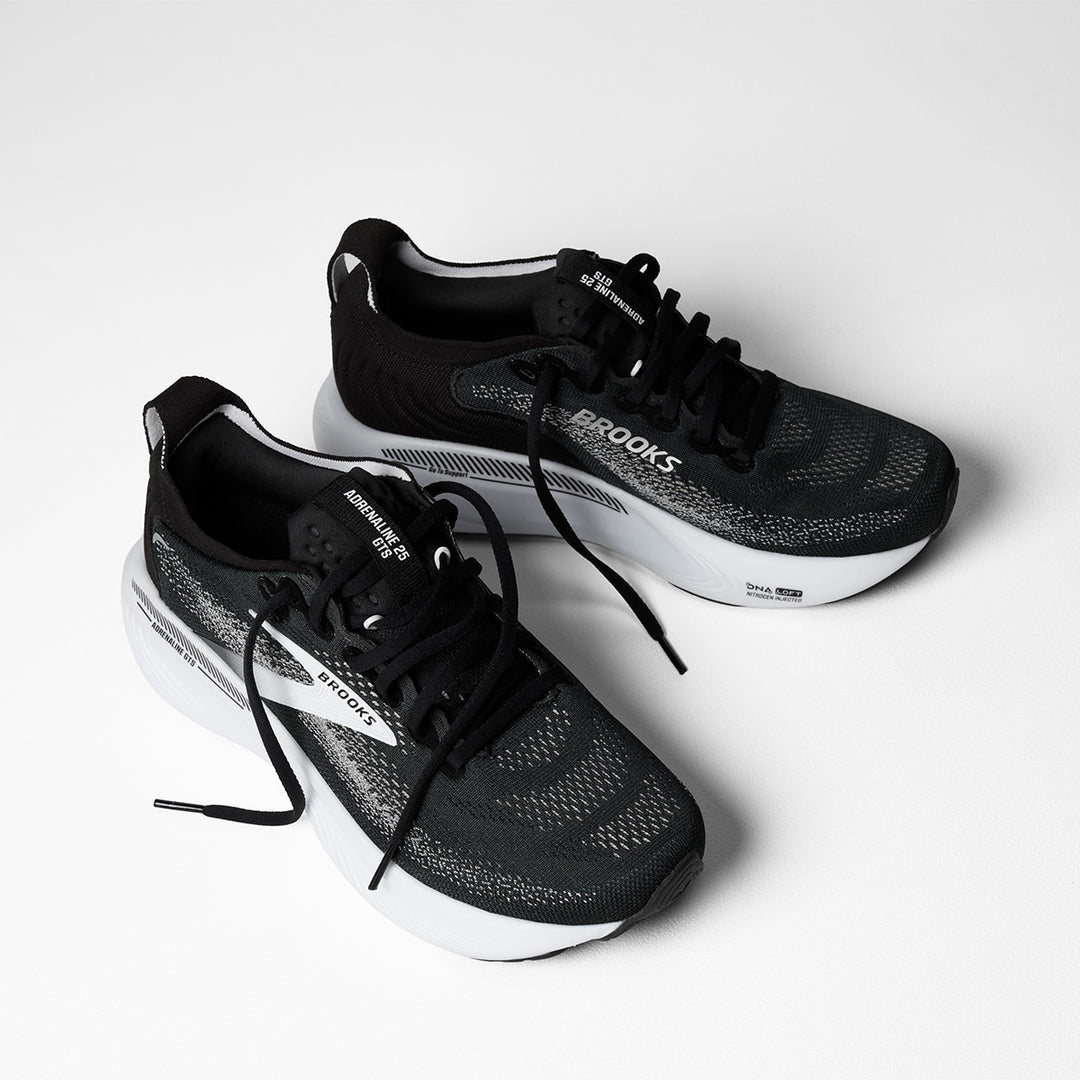 Brooks Adrenaline GTS 25 Mens | Black/grey/white