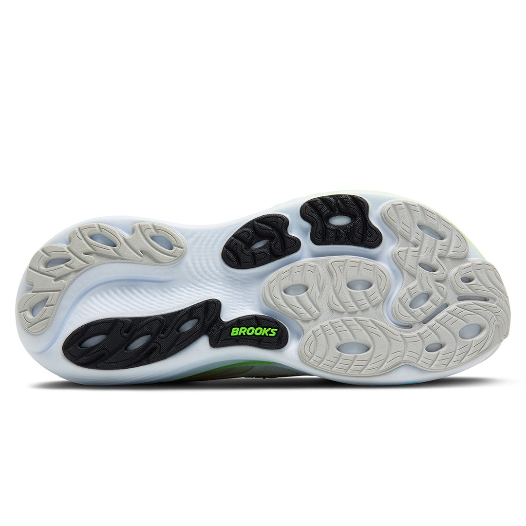 Brooks Adrenaline GTS 25 Mens | Oyster/green Gecko/blue