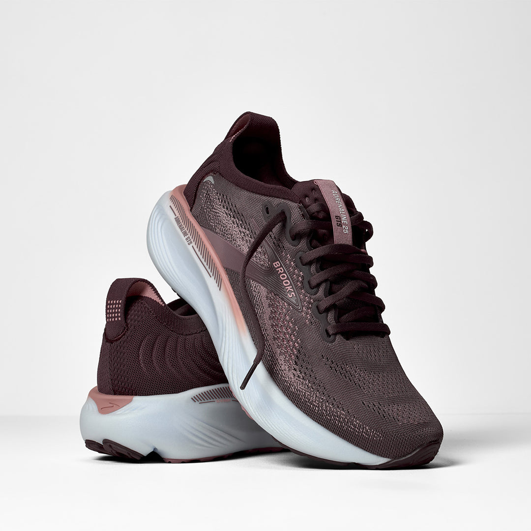 Brooks Adrenaline GTS 25 Womens | Raisin/woodrose/white
