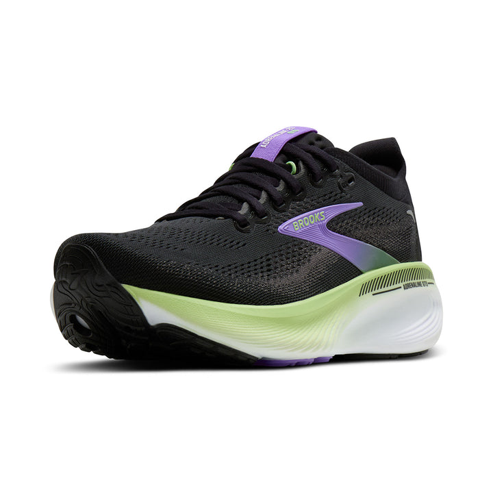 Brooks Adrenaline GTS 25 Womens | Black/blackened Pearl/purple