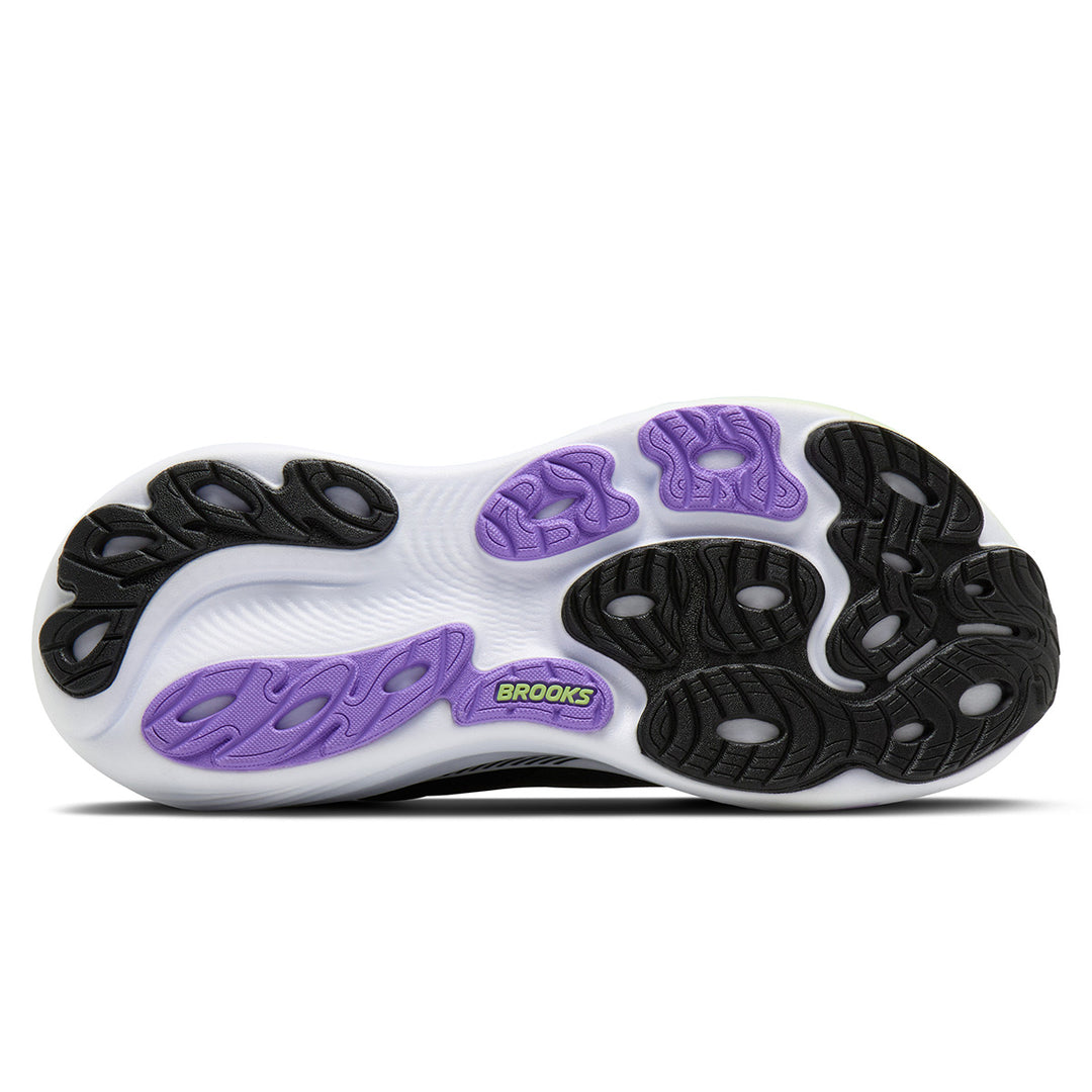 Brooks Adrenaline GTS 25 Womens | Black/blackened Pearl/purple