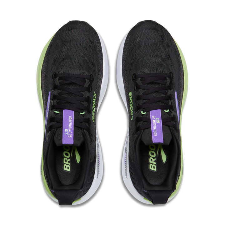 Brooks Adrenaline GTS 25 Womens | Black/blackened Pearl/purple