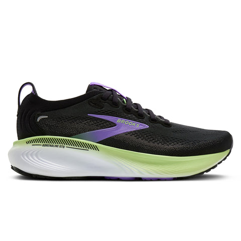 Brooks Adrenaline GTS 25 Womens | Black/blackened Pearl/purple