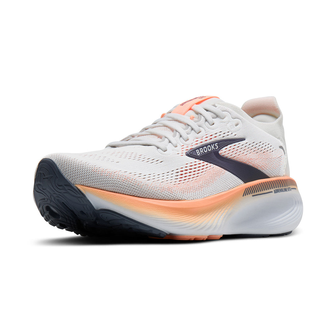 Brooks Adrenaline GTS 25 Womens | Oyster Mushroom/peach/grape