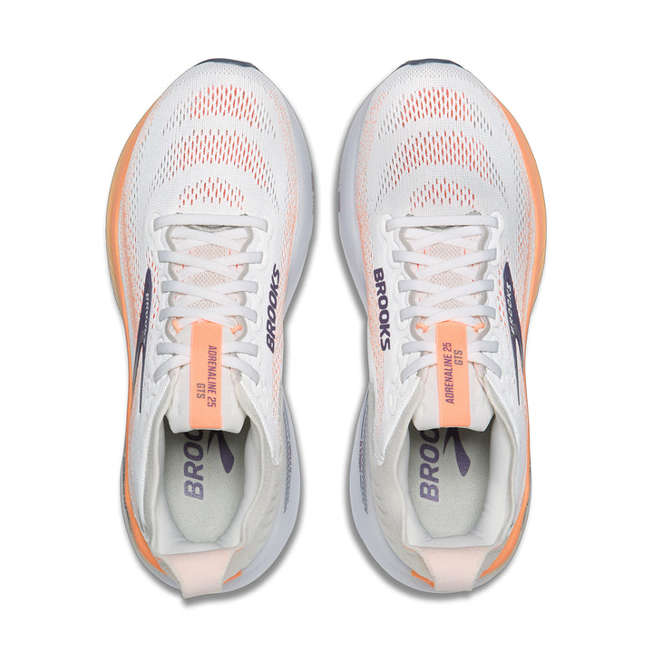 Brooks Adrenaline GTS 25 Womens | Oyster Mushroom/peach/grape