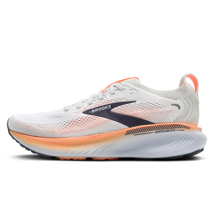 Brooks Adrenaline GTS 25 Womens | Oyster Mushroom/peach/grape