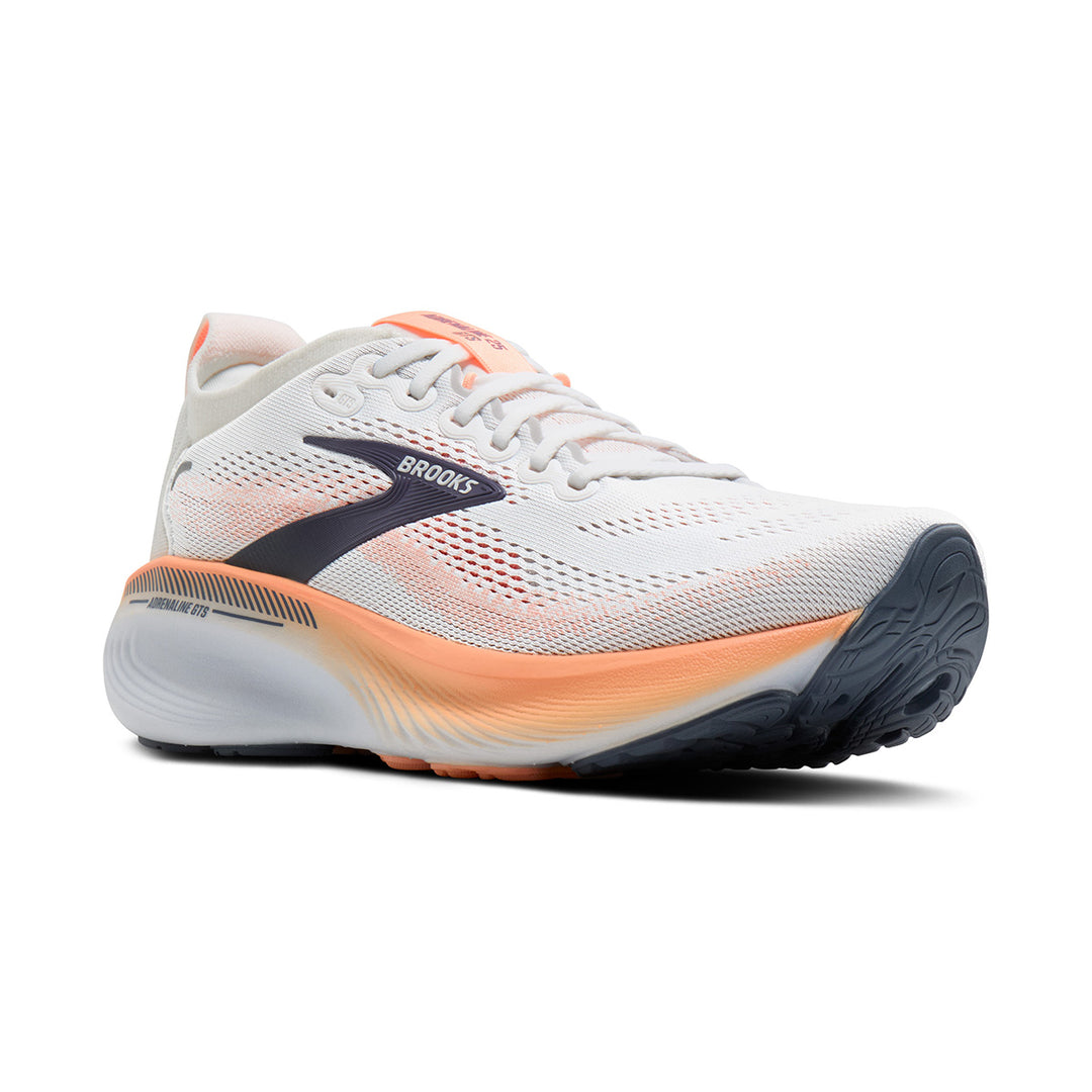 Brooks Adrenaline GTS 25 Womens | Oyster Mushroom/peach/grape