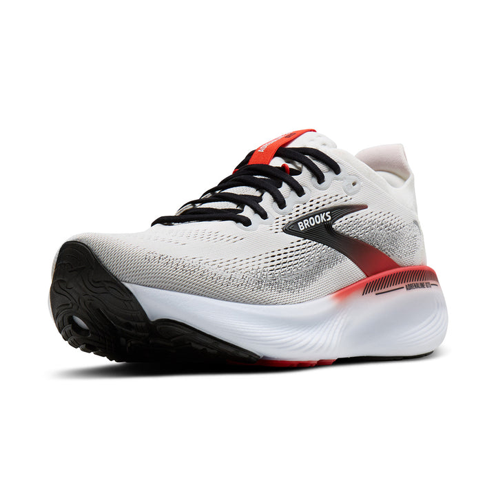 Brooks Adrenaline GTS 25 Mens | White/black/red