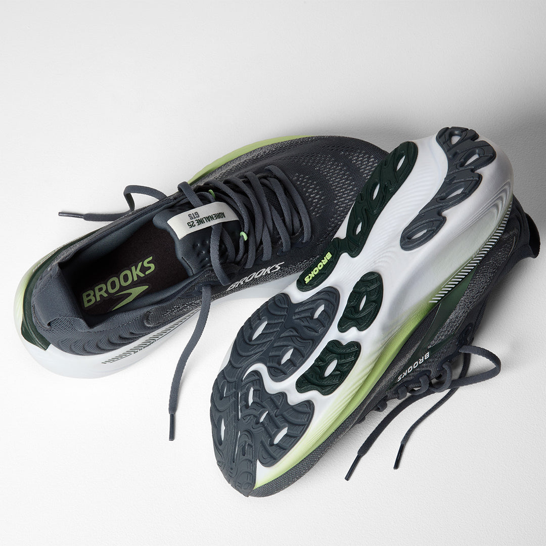 Brooks Adrenaline GTS 25 Mens | Grey/paradise Green/spruce