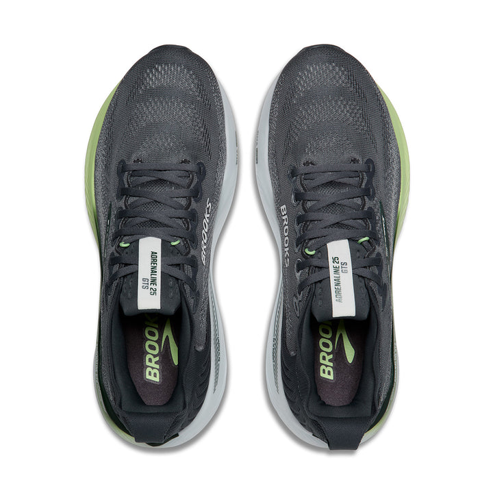 Brooks Adrenaline GTS 25 Mens | Grey/paradise Green/spruce