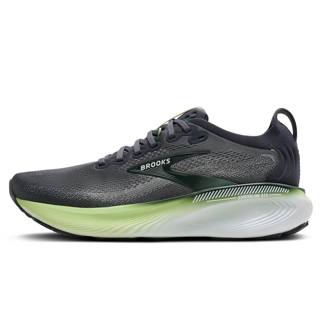Brooks Adrenaline GTS 25 Mens | Grey/paradise Green/spruce