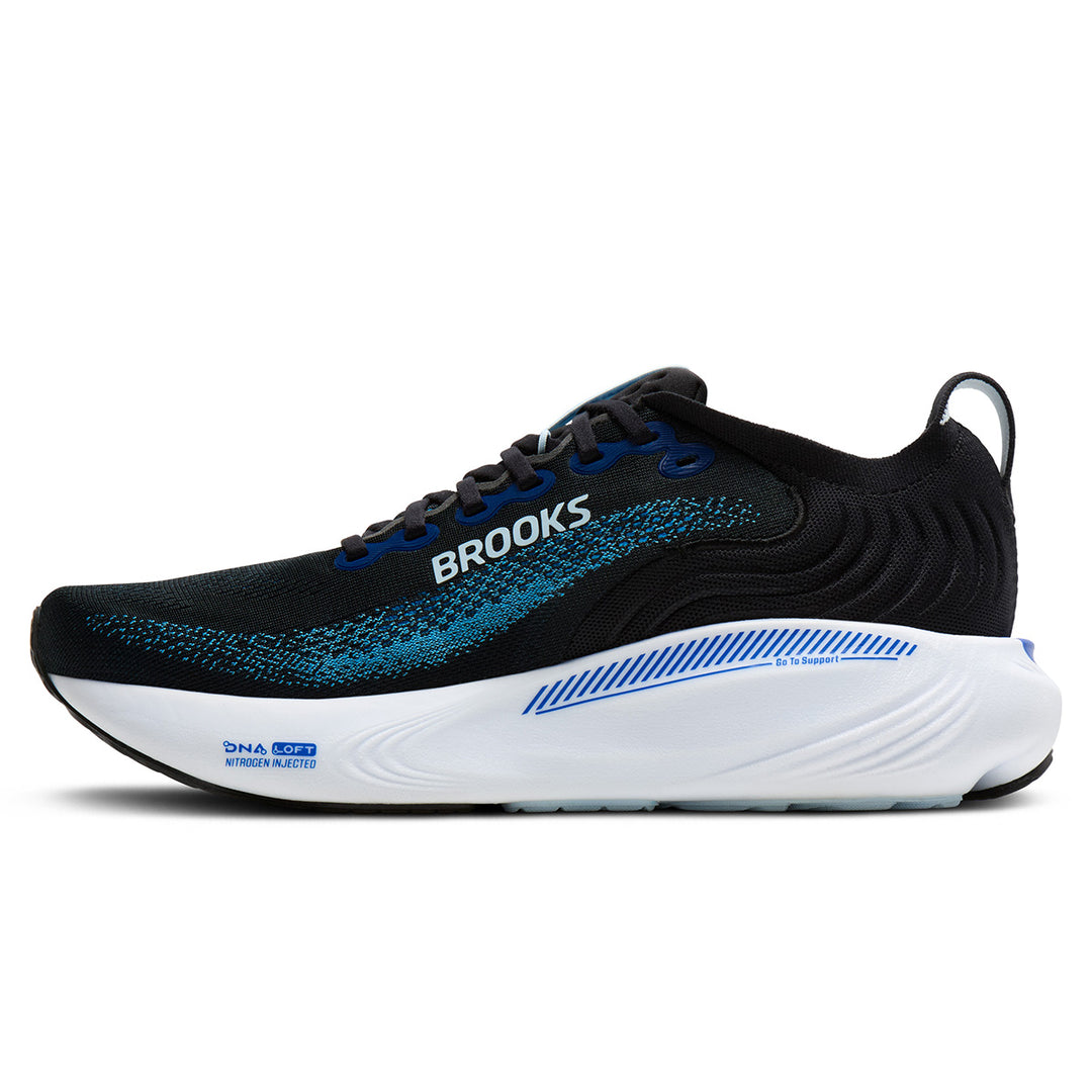 Brooks Adrenaline GTS 25 Mens | Black/blue/nantucket Breeze