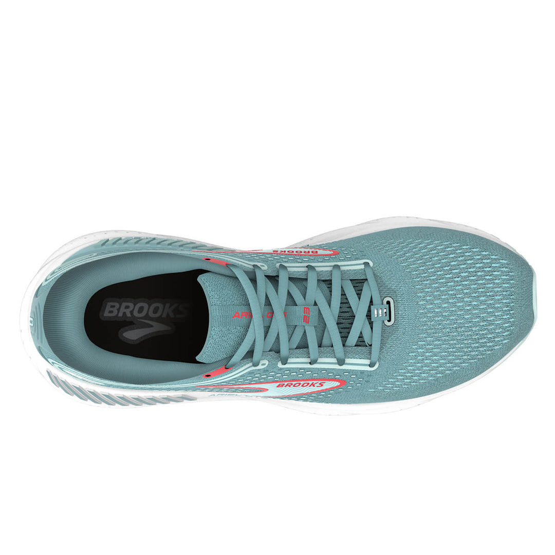 Brooks Ariel GTS 23 Womens running shoes Nile Blue top