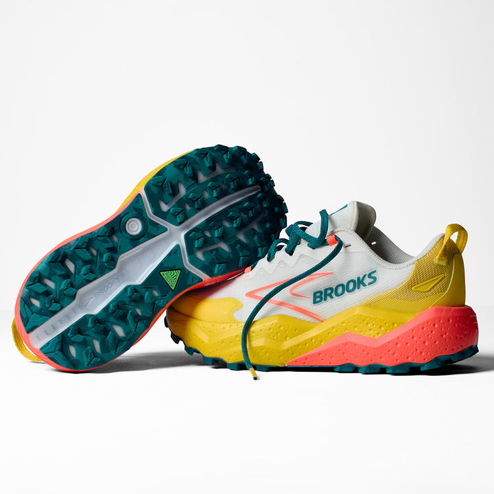 Brooks Caldera 8 Womens | Bit of Blue/quince/flame