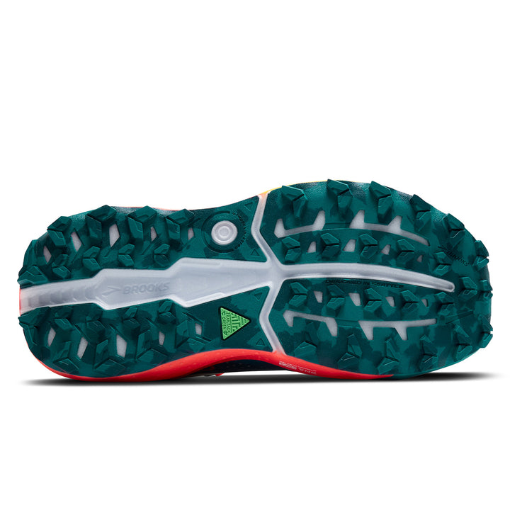 Brooks Caldera 8 Womens | Bit of Blue/quince/flame