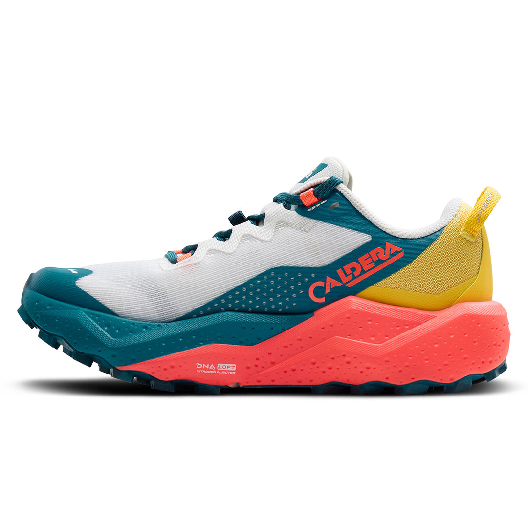 Brooks Caldera 8 Womens | Bit of Blue/quince/flame
