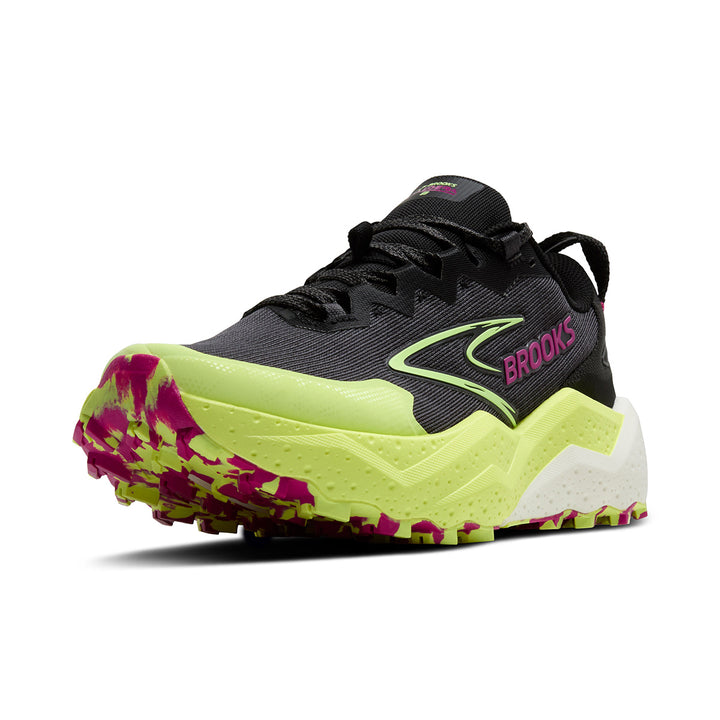 Brooks Caldera 8 Womens | Grey/black/lime