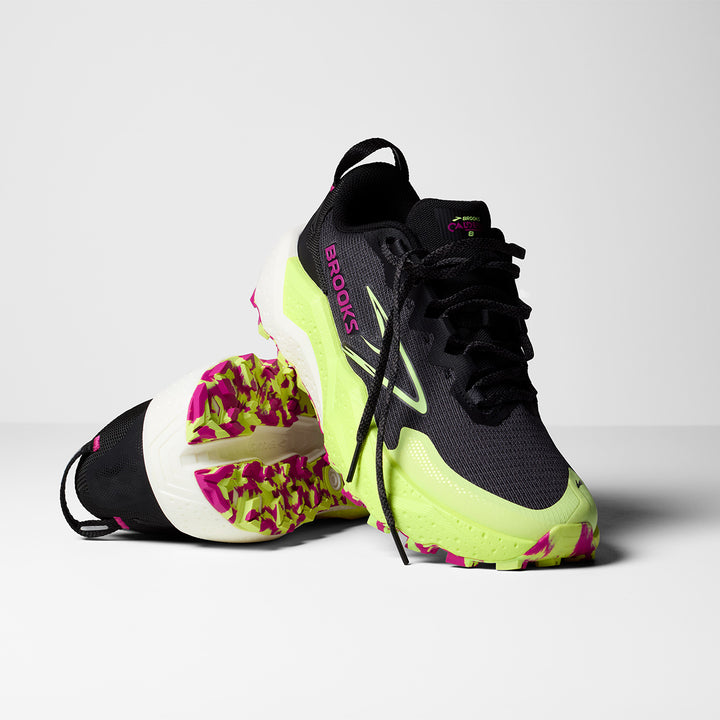 Brooks Caldera 8 Womens | Grey/black/lime