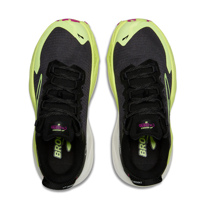 Brooks Caldera 8 Womens | Grey/black/lime
