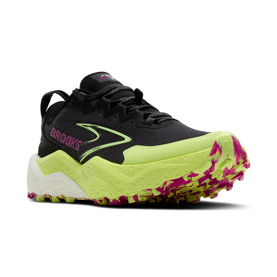 Brooks Caldera 8 Womens | Grey/black/lime