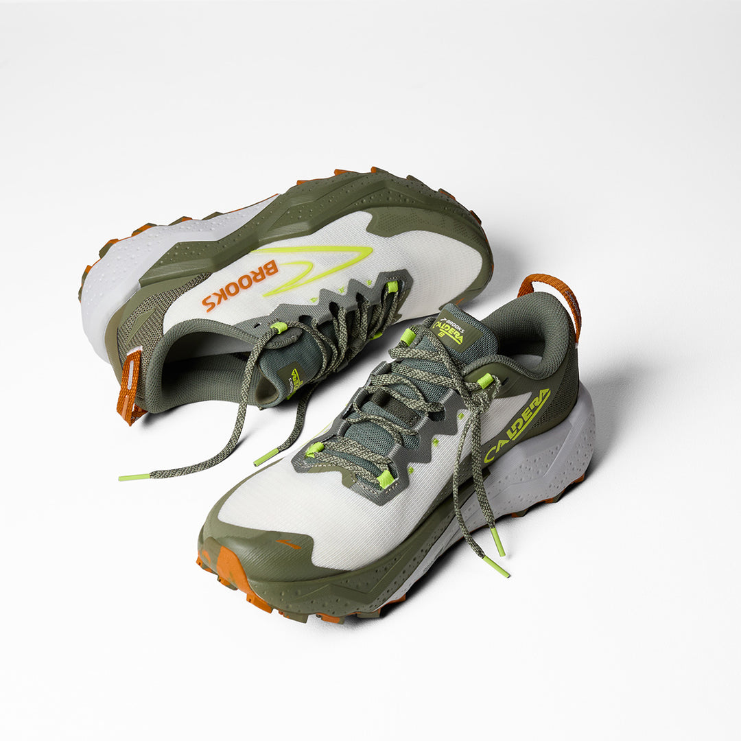 Brooks Caldera 8 Mens | Dusty Olive/lime/oyster