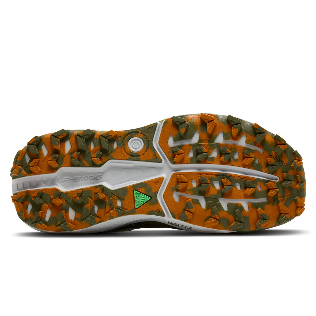 Brooks Caldera 8 Mens | Dusty Olive/lime/oyster